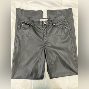 Zara leather pants size 8
